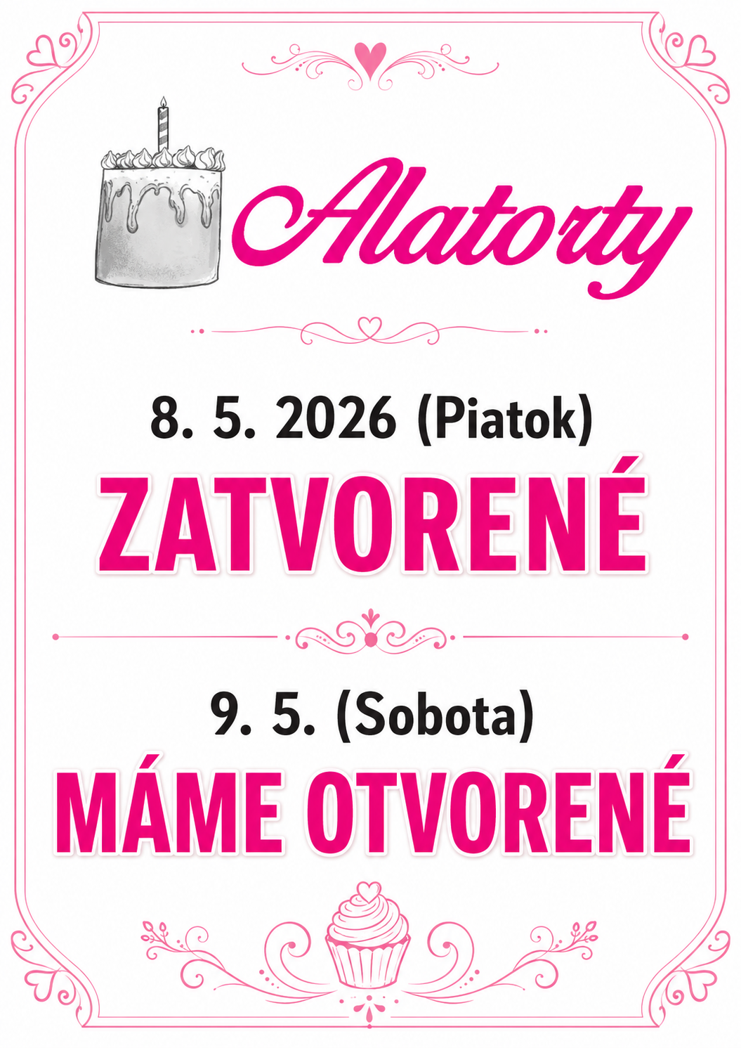otváracie hodiny