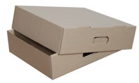 Krabica pod zákusky a torty 39 x 30 x 10 cm - balenie / 50ks