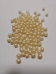 Cukrové guličky krémové  perleťové 4mm  - 50g
