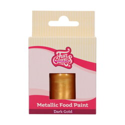 FunCakes  metalická gelová farba  Dark Gold 30ml