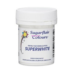 Sugarflair prášková farba - biela 20 g