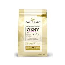 Callebaut biela čokoláda 28% - 2,5 kg 