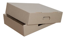 Krabica pod zákusky a torty 39 x 30 x 10 cm - balenie / 10ks