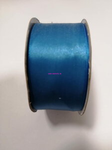 Saténová stuha 3,8 cm - 25m /  modrá