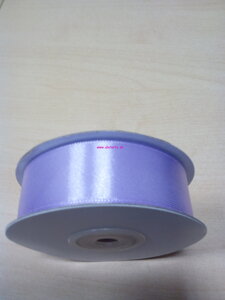 Saténová stuha 2,5 cm - 25 m / fialová