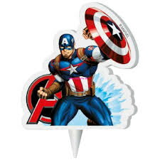Sviečka Capitán America - 2D