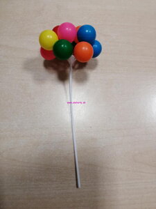 Balóniky - plastová dekorácia 