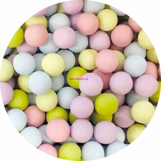   Perly obrie matné multicolor  čokoládové - 150g