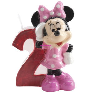 Sviečka Minnie + číslo 2