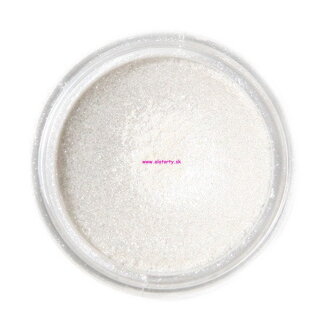 Jedlá prachová perleťová farba Fractal (Szikrázó fehér) Sparkling White 3,5 g