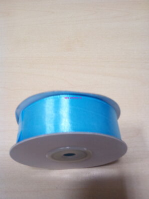 Saténová stuha  2,5 cm - 25 m / bledo modrá