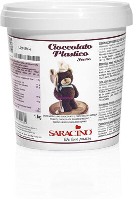 Saracino plastická  tmavá čokoláda  1kg