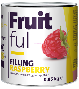 FruitFul malina 0,85kg - ovocná náplň 
