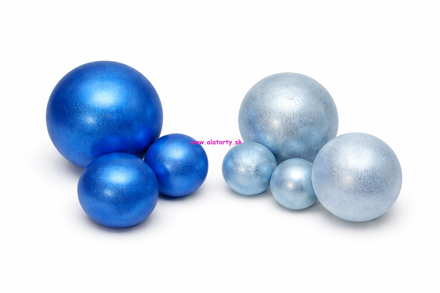 Čokoládové gule XXL - Perleť Modré Mix 7ks
