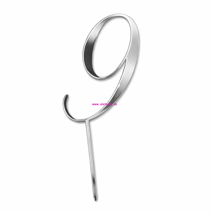 Strieborný zrkadlový zápich- č. 9