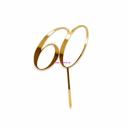 Zlatý zrkadlový zápich- č. 60