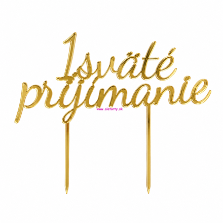 Zrkadlový zlatý zápich- 1. Sväté prijímanie č. 3