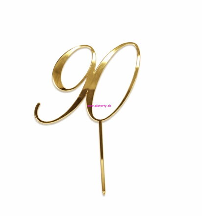 Zlatý zrkadlový zápich- č. 90