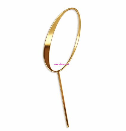 Zlatý zrkadlový zápich- č. 0