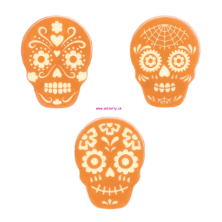 Čokoládová dekorácia Catrinas set- lebky 15 ks Čokoládová dekorácia Catrinas set- lebky 15 ks