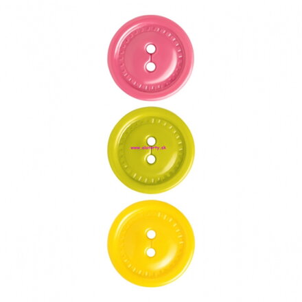 Čokoládová dekoráccia farebné gombíky - 9ks