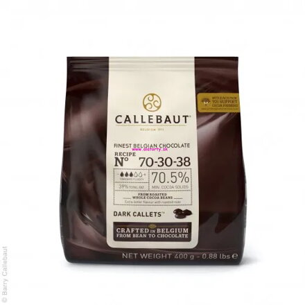 Callebaut extra horká čokoláda 70,5% - 400g