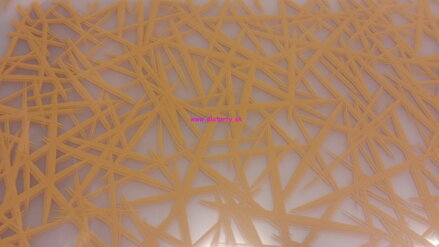 Čokotransfer  Mikado or - 40 x 25 cm 