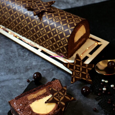 Čokotransfer ScrapCooking Sladké Vianoce 2 ks / bal. (zlatý)