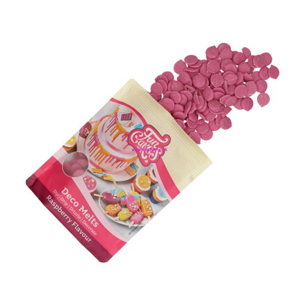 FunCakes Deco Melts - farebná čokoláda malinová príchuť - 250g