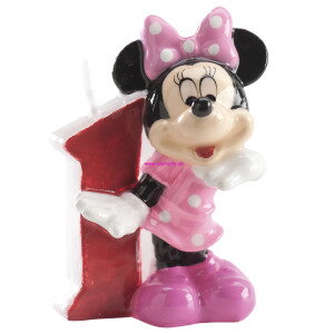 Sviečka Minnie + číslo 1