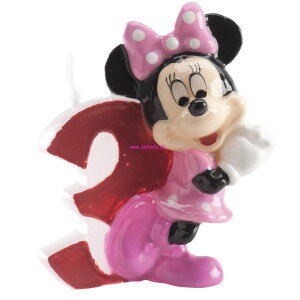 Sviečka Minnie + číslo 3