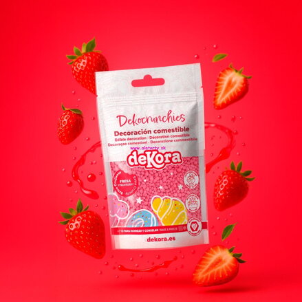 Bezlepková cukrová posýpka- Jahodová príchuť (100g)