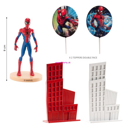 DeKora - sada plastových ozdôb - Spiderman 350143