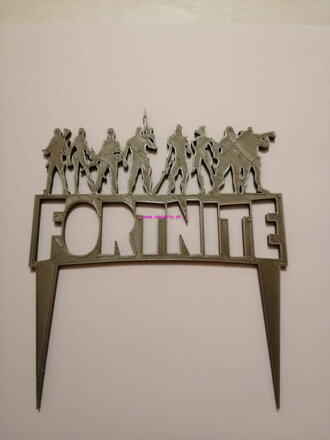 Zápich FORTNITE -  šedý 