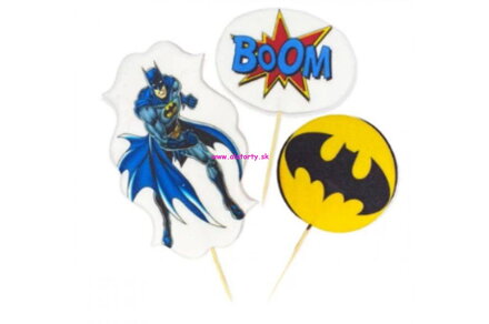 Cukrová dekorácia Batman 