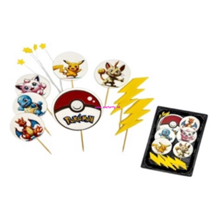Cukrová dekorácia - Pokémon