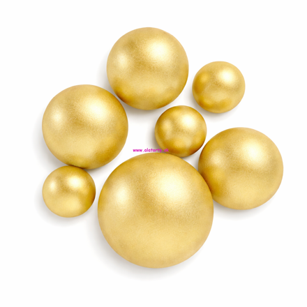 Čokoládové gule XXL - Zlaté 7ks