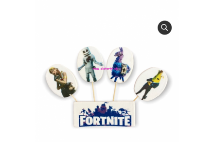 Cukrová dekorácia - Fortnite