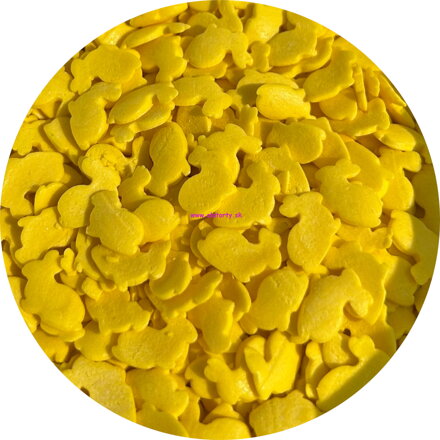 Cukrový posyp  - Žlté zajačiky   (50g)