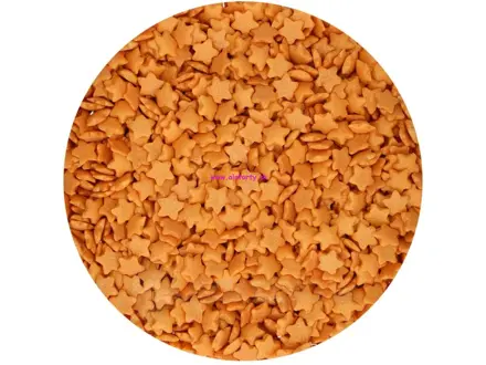Cukrový posyp hviezdičky oranžové 1kg