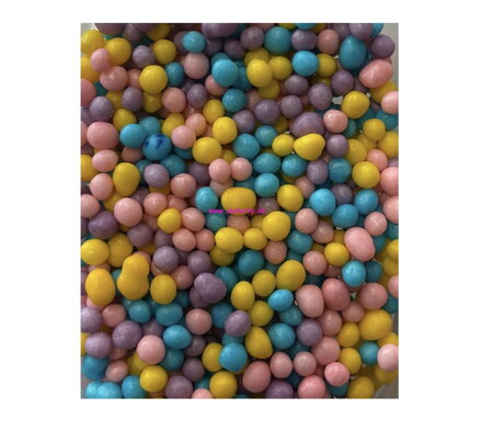 Cukrový posyp ryžové guličky (dúhové kvapky 5mm) 1kg