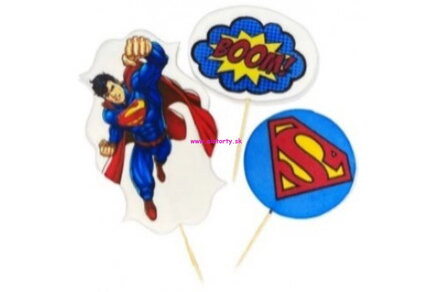 Cukrová dekorácia- Superman set