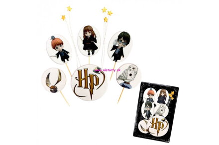Cukrová dekorácia Harry Potter sada 