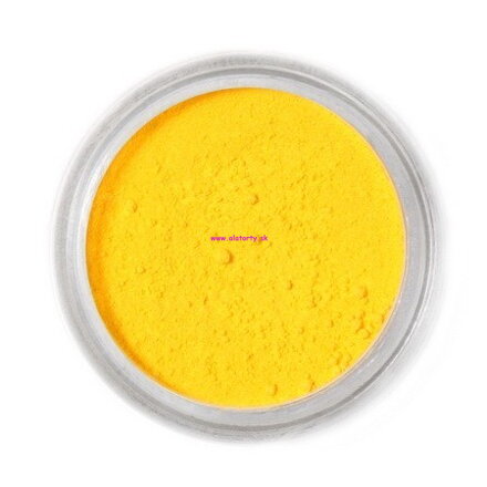 Jedlá prachová farba Fractal (Kanári sárga, Canary Yellow) Kanárikovo žltá 2,5 g