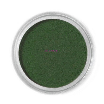 Jedlá prachová farba Fractal ( Dark Green 1,5 g Tmavo zelená