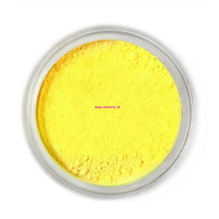 Jedlá prachová farba Fractal ( Lemon Yellow) Citrónovo žltá 3 g