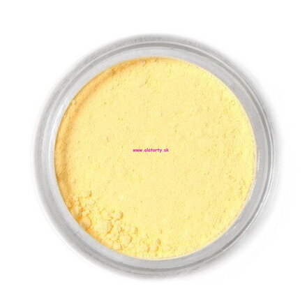 Jedlá prachová farba Fractal ( Light Yellow) Svetlo žltá 4 g