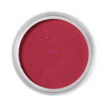 Jedlá prachová farba Fractal (Vörösbor, Wine Red) Červeno vínová 1,5 g
