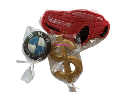 Cukrová dekorácia-  BMW set