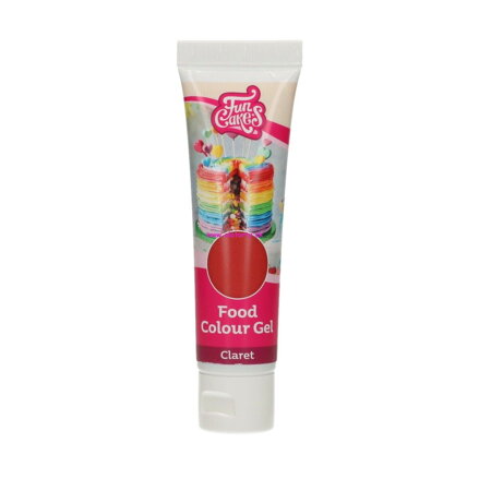 FunCakes gélová farba  -tmavo  červená   30 g (claret )